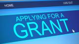 Computer screen applying for a Grant