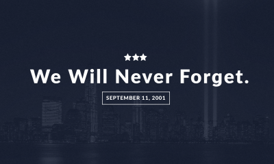 We will never forget graphic