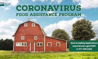 USDA Infographic on Coronavirus Food Assistance Program - Picture of a Barn