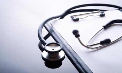 Stethescope on a clipboard